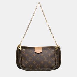 Louis Vuitton: Коричневая сумка  Pochette Accessoires