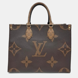 Louis Vuitton: Коричневая сумка 