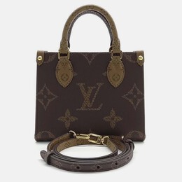 Louis Vuitton: Коричневая сумка 