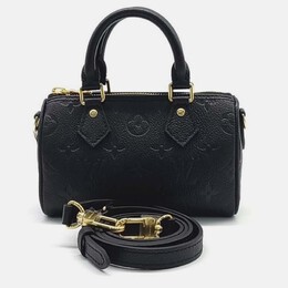 Louis Vuitton: Чёрная сумка  Speedy