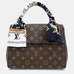 Louis Vuitton: Коричневая сумка 