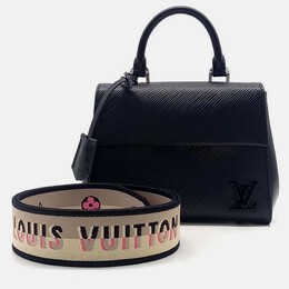 Louis Vuitton: Чёрная сумка  Épi