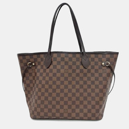 Louis Vuitton: Коричневая сумка  Neverfull MM