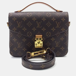 Louis Vuitton: Коричневая сумка  Pochette