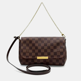 Louis Vuitton: Коричневая сумка 