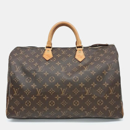 Louis Vuitton: Коричневая сумка  Speedy