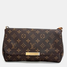 Louis Vuitton: Коричневая сумка 