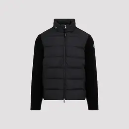 Moncler: Чёрный кардиган 