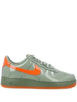 Nike: Зелёные кроссовки  Air Force 1