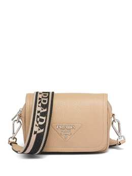 Prada: Бежевая сумка 