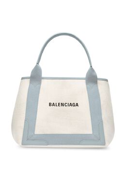 Balenciaga: Сумка-шоппер с принтом 
