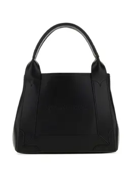 Balenciaga: Чёрная сумка-шоппер 