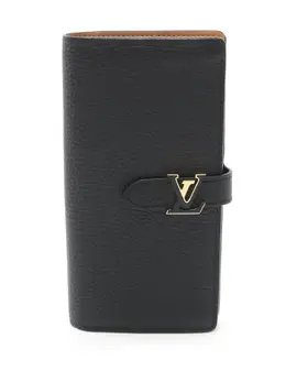 Louis Vuitton Pre-Owned: Чёрный кошелёк 