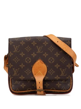 Louis Vuitton Pre-Owned: Коричневая сумка через плечо 