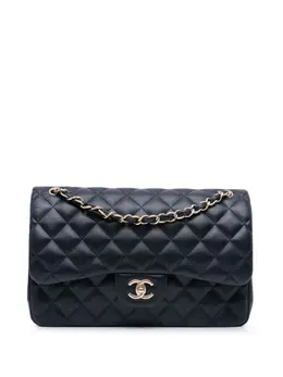 CHANEL Pre-Owned: Голубая сумка 