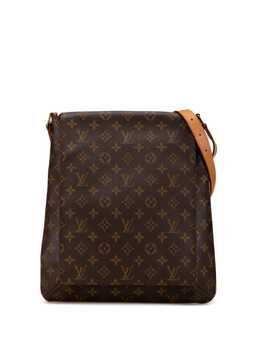 Louis Vuitton Pre-Owned: Коричневая сумка через плечо 