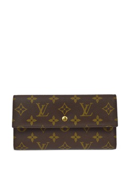 Louis Vuitton Pre-Owned: Коричневый кошелёк 