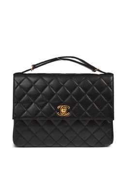 CHANEL Pre-Owned: Чёрная сумка 