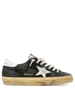 Golden Goose: Зелёные кроссовки  Superstar sneakers