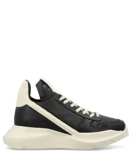 Rick Owens: Белые кроссовки  Geth Runner