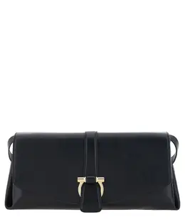 Salvatore Ferragamo: Чёрная сумка 