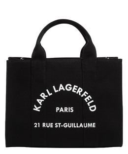 Karl Lagerfeld: Чёрная сумка-шоппер  Rue St Guillaume