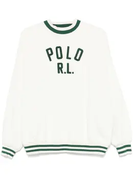 Polo Ralph Lauren: Белый свитшот 