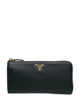 Prada Pre-Owned: Чёрный кошелёк 