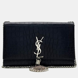 Saint Laurent Paris: Чёрная сумка  Monogram Kate