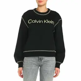 CALVIN KLEIN: Чёрный свитшот 