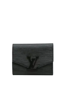 Louis Vuitton Pre-Owned: Чёрный кошелёк 