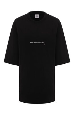 VETEMENTS: Хлопковая футболка 