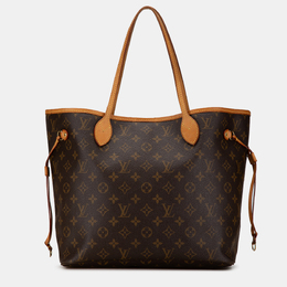 Louis Vuitton: Коричневая сумка  Neverfull MM