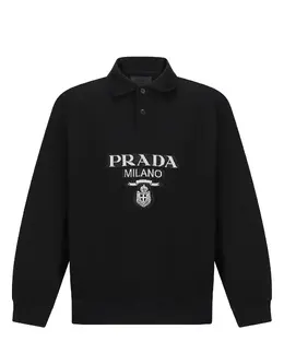 Prada: Хлопковый свитшот 