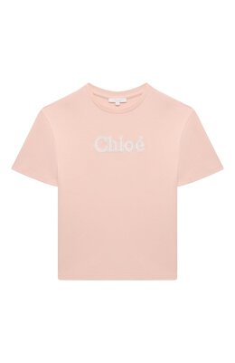 Chloé: Хлопковая футболка 