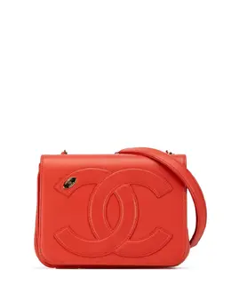 CHANEL Pre-Owned: Красная сумка через плечо 