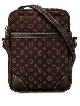 Louis Vuitton Pre-Owned: Коричневая сумка через плечо 