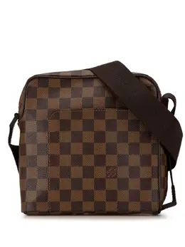 Louis Vuitton Pre-Owned: Коричневая сумка через плечо 