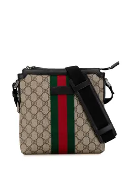 Gucci Pre-Owned: Коричневая сумка через плечо 