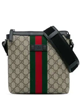 Gucci Pre-Owned: Коричневая сумка через плечо 