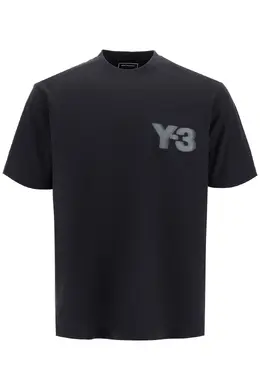 Y-3: Футболка оверсайз 