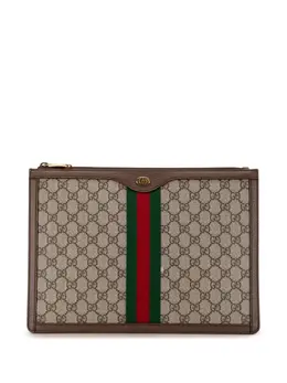 Gucci Pre-Owned: Коричневый клатч 