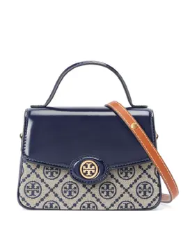 Tory Burch: Синяя сумка-шоппер  Robinson