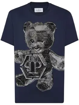 Philipp Plein: Синяя футболка  Teddy Bear