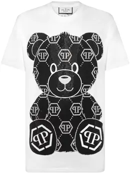 Philipp Plein: Футболка  Teddy Bear с принтом