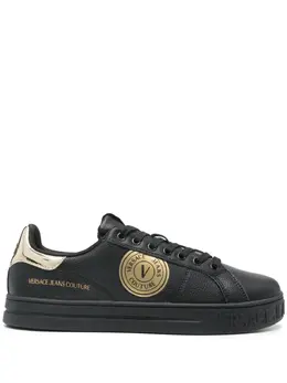 Versace Jeans Couture: Чёрные кроссовки 