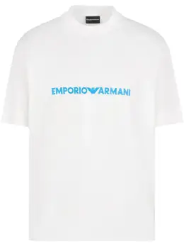 Emporio Armani: Белая футболка 