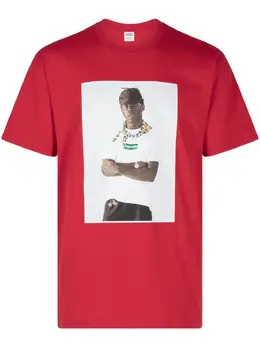 Supreme: Футболка с принтом 