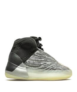 ADIDAS YEEZY: Чёрные кеды 