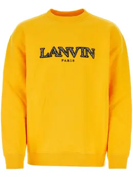 Lanvin: Жёлтый свитшот 